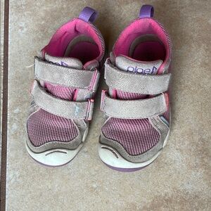 PLAE Pink and Purple Sneakers with Velcro Straps